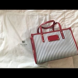 Kate Spade striped handbag purse